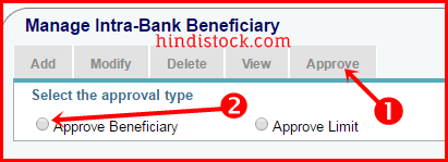 add beneficiary with otp